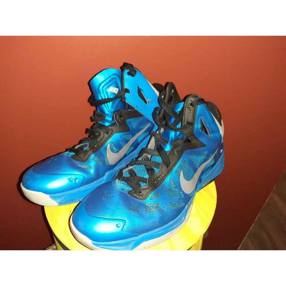 Nike Hyperchaos Blue Basketball Sneakers Men's 536841-400 Shoes Size 9
